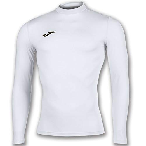 Joma Academy Camiseta Termica, Hombre, Blanco, L-XL