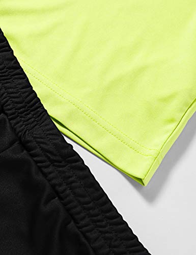 Joma Academy ll Conjunto de Fútbol, Niños, Amarillo (Neon Yellow-Black), XS