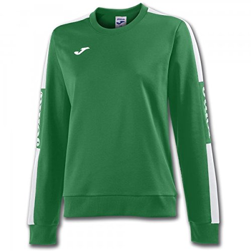 Joma Champion IV Sudaderas, Mujer, Verde-Blanco, S