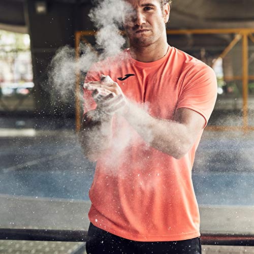 Joma Combi Camiseta Manga Corta, Hombre, Naranja (Coral Fluor), XL