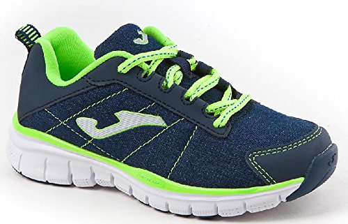JOMA J.TEMS-703 Zapatilla Running NIÑO Marino-Naranja 32