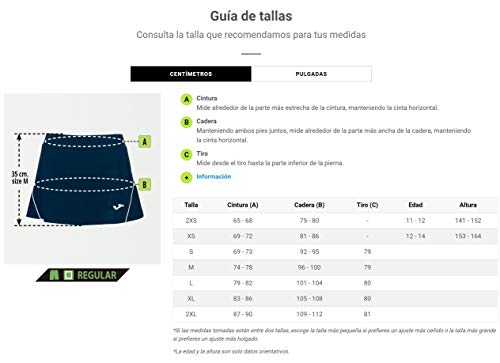 Joma Katy II Falda, Mujer, Negro, S