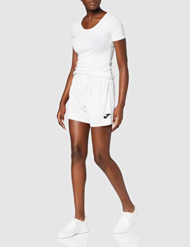 Joma Paris II Pantalones Cortos Deportivos, Mujer, Blanco (200), L