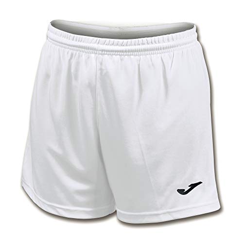 Joma Paris II Pantalones Cortos Deportivos, Mujer, Blanco (200), L