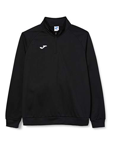 Joma Sudadera Faraon Negro Media Cremallera, Hombre, Negro-100, L
