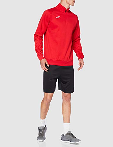 Joma Sudadera Faraon Rojo Media Cremallera, Hombres, Rojo-600, XL