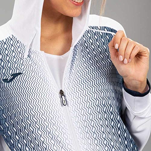 Joma Supernova Sudaderas, Mujer, Blanco-Marino, M