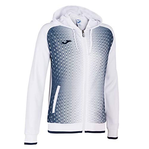 Joma Supernova Sudaderas, Mujer, Blanco-Marino, M