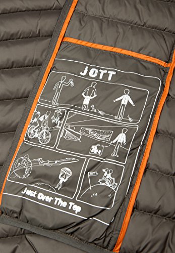 JOTT TOM Down jacket vest, Plomb, Large para Hombre