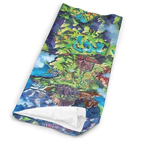 Jwohek Zelda Link Legend Zelda Games Variedad Turbante Cara Cuello Calentador Bufanda Pasamontañas Unisex Suave a prueba de viento Novedad Diadema para deportes Senderismo