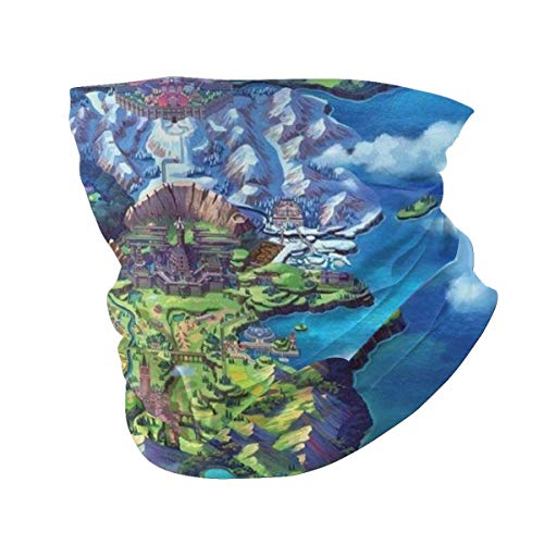 Jwohek Zelda Link Legend Zelda Games Variedad Turbante Cara Cuello Calentador Bufanda Pasamontañas Unisex Suave a prueba de viento Novedad Diadema para deportes Senderismo