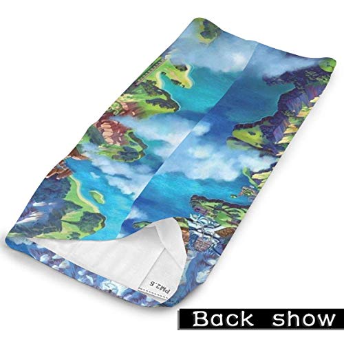 Jwohek Zelda Link Legend Zelda Games Variedad Turbante Cara Cuello Calentador Bufanda Pasamontañas Unisex Suave a prueba de viento Novedad Diadema para deportes Senderismo