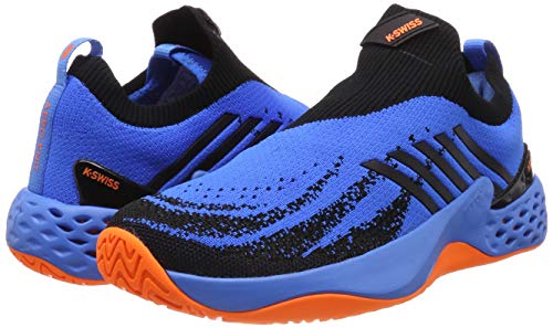K-Swiss Performance Aero Knit, Zapatillas de Tenis Hombre, Azul (Brilliant Blue/Neon Orange 427M), 43 EU