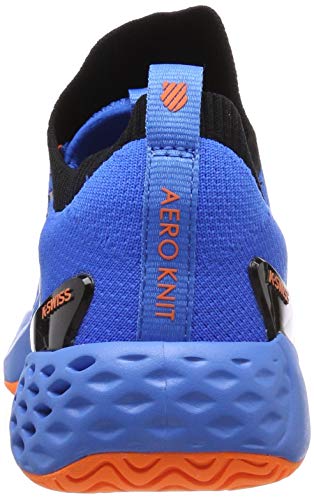 K-Swiss Performance Aero Knit, Zapatillas de Tenis Hombre, Azul (Brilliant Blue/Neon Orange 427M), 43.5 EU