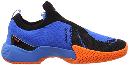 K-Swiss Performance Aero Knit, Zapatillas de Tenis Hombre, Azul (Brilliant Blue/Neon Orange 427M), 43.5 EU