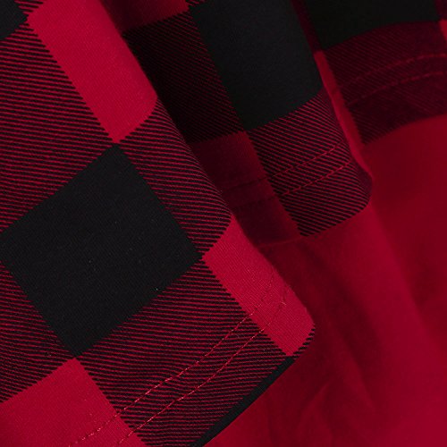 K-youth 2018 Baratas Vestido Bebe Niña Ropa Bebe Niña Invierno Enrejado Manga Larga Vestido para Niñas Vestido de Fiesta Bebé Niñas(Rojo, 2-3 años)