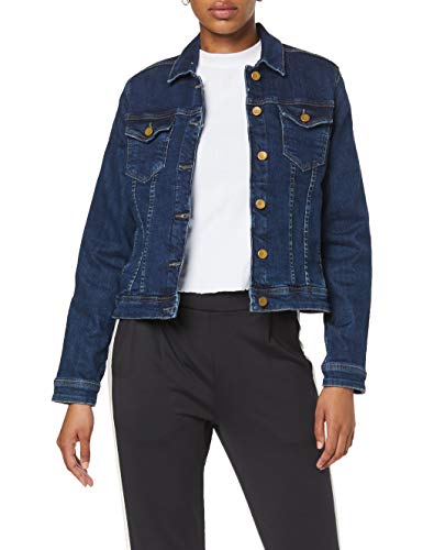 KAPORAL Silen Chaqueta vaquera, Azul, Medium (Talla del fabricante:) para Mujer