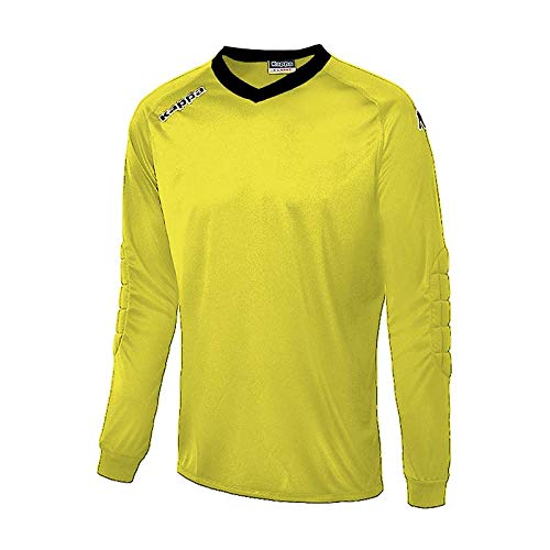 Kappa Calabria - Camiseta de Portero Unisex, Color Amarillo flúor, Talla M