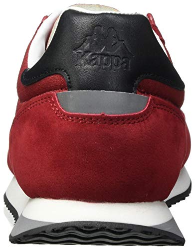 Kappa Curtis, Zapatillas Deportivas Hombre, Rojo/Blanco/Negro, 44 EU