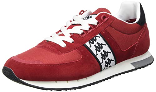 Kappa Curtis, Zapatillas Deportivas Hombre, Rojo/Blanco/Negro, 44 EU