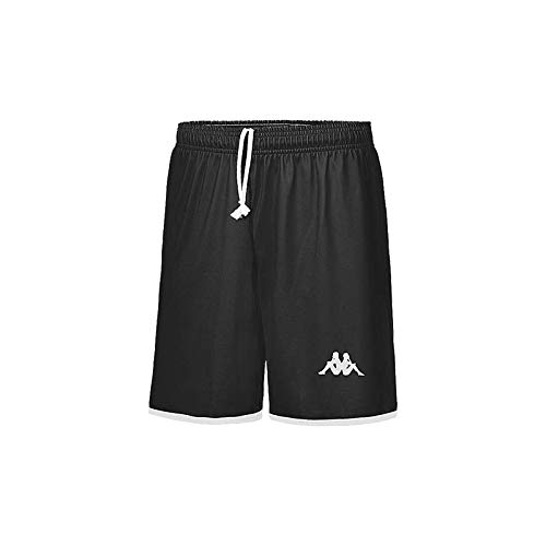 Kappa Norcia Short de Baloncesto, Mujer, Negro, S
