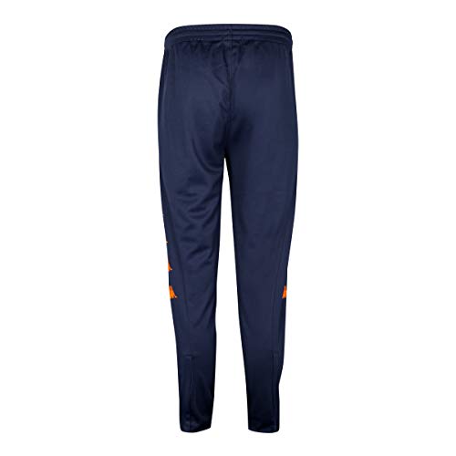 Kappa Pagino Pantalón Largo, Unisex, Azul Marino/Naranja Fluor, S