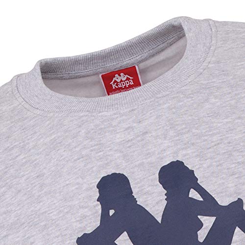 Kappa Sudadera para Hombre SERTUM 18M L 'Grey Melange, M