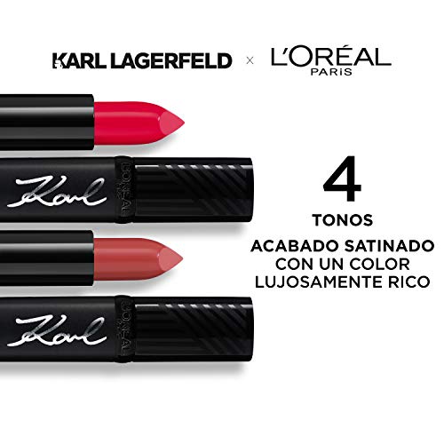 Karl Lagerfeld x L'Oréal Paris Barra de Labios Color Riche Karismatic, Tono Fucsia