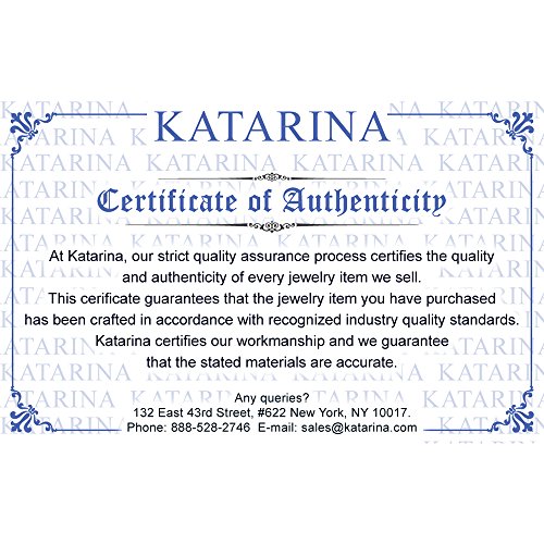 KATARINA Mover la Moda Colgante de Diamante en Plata esterlina (1/2 cttw) (Jk-Color, SI2 / I1-Claridad)