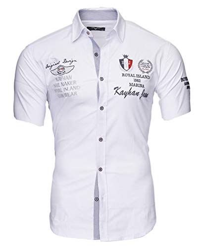 Kayhan Camisa Monaco Corte Weiß S
