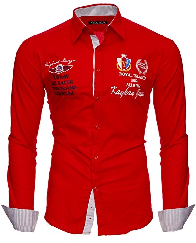 Kayhan Hombre Camisa Monaco Red XL