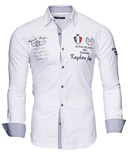 Kayhan Hombre Camisa Monaco White M