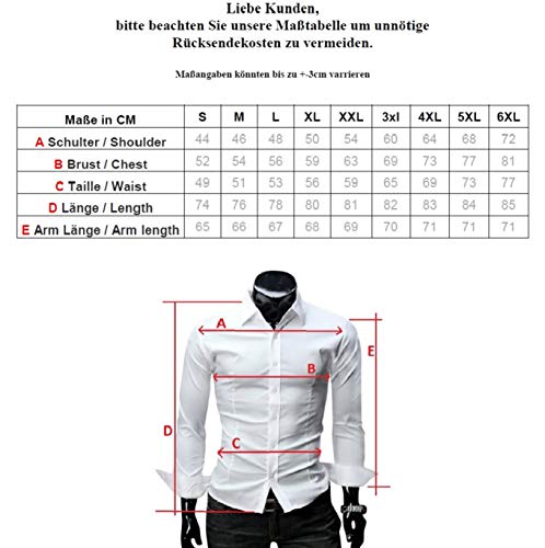 Kayhan Hombre Camisa Royal Paisley White/Navy (S)