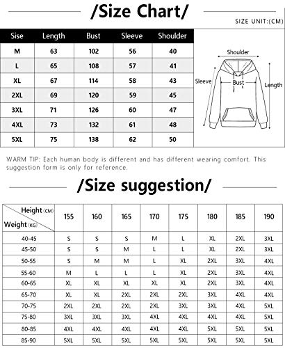 KENAIJING Sudadera para Hombre, Top Casual con Estampado de Capucha para Hombre (Azul Claro, L)