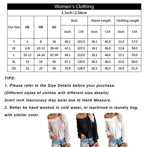 kenoce Jersey Mujer Otoño Suéter Fuera del Hombro Oversize Ancho Tejer Sueter Oversize Pullover Mujer Manga Larga Casual Suelto Blusa G-Blanco L