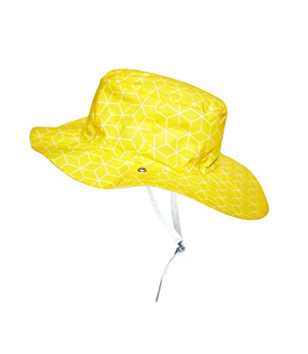 Ki ET LA - Gorro anti-UV upf 50 + – Modelo Cubik Sun reversible - 100% algodón Oeko-tex - 6-12 meses