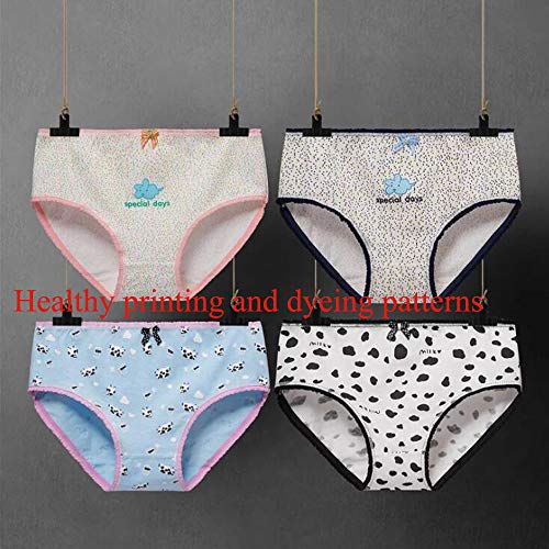 Kidear Serie de niños Paquete de 12 Calzoncillos para niñas Bragas de los niños Calzoncillos de algodón Suave Calzoncillos para bebés Edad 2-10 años (2-4 años, Estilo1)