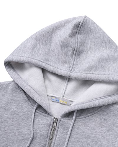 Kidsform Sudadera con Capucha para Mujer Sudadera con Capucha de Otoño Sudadera con Bolsillo Hoodie E-Gris XL