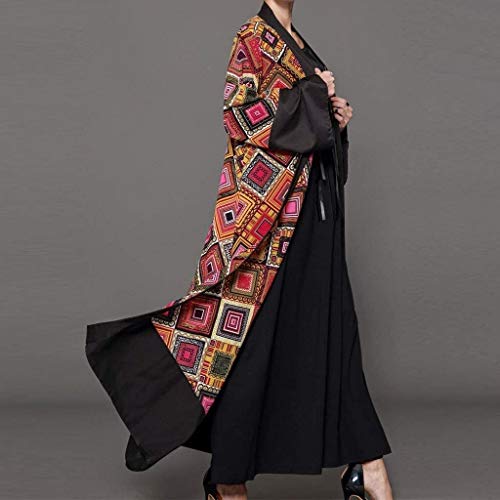 Kimono Traje Musulmán Musulmanes Abaya Dubai Árabe Vestimenta Árabe Islámica India Vida de la Moda Turca De Vestimenta Casual De Noche del Vestido Caftán Vestido Una Línea V Vestido De Cuello Señoras
