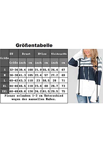 KINGFEN Sudadera con capucha para mujer de manga larga naranja Small