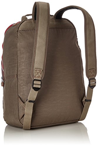 Kipling CLAS SEOUL Mochila escolar, 45 cm, 25 litros, Beige (True C)