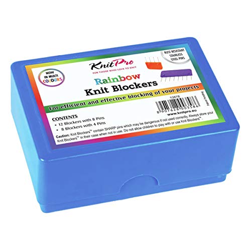 KNITPRO Bloques de punto arco iris PK20, Colores variados, Assorted