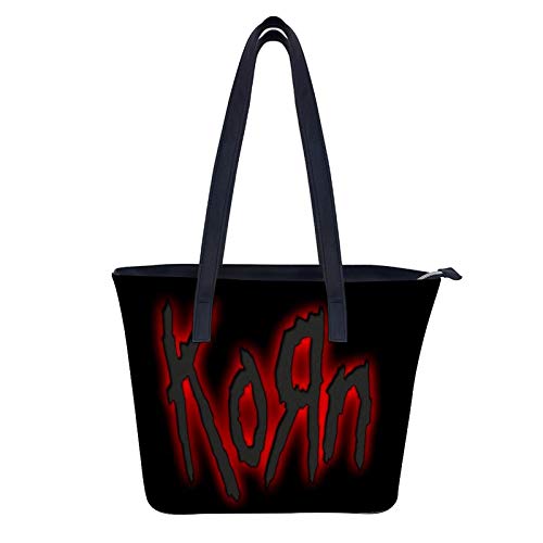 Korn bolsos y bolsos para mujer, bolso de mano de moda de cuero sintético con asa en la parte superior