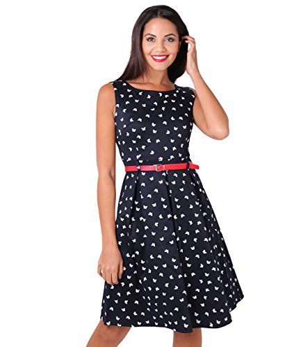 KRISP 6874-NVY-12 (Vestido Pin Up)