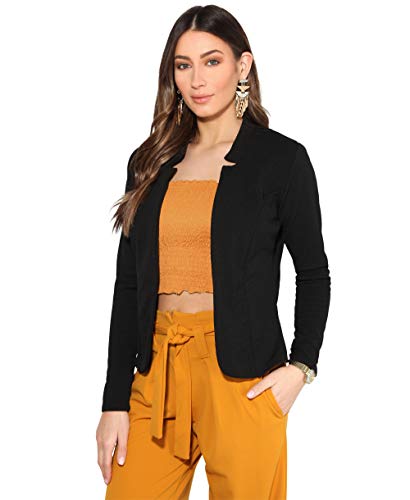 KRISP Blazer Mujer Trabajo Liso Chaqueta Elegante Barata Oficina Traje Tallas Grandes