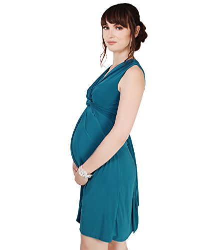 KRISP Vestido Corto Fruncido (9354-TEA-18)