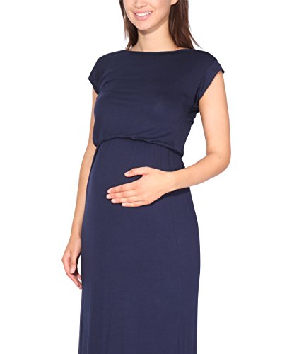 KRISP Vestido Mujer Tallas Grandes Largo Barato Casual Ibicenco De Día Ropa Hippie Online Ofertas, (Azul Marino (3269), 36 EU (08 UK)), 3269-NVY-08