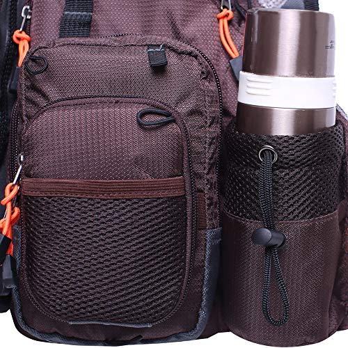 Kylebooker Chaleco de Pesca con Mosca Pescadores de Malla Ajustable Transpirable Chaqueta para Hombres Y Mujeres Chaquetas al Aire Libre Chaleco Abrigo