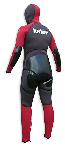 Kynay - Traje de Descenso de barrancos Mujer, Talla m, Color Negro y Granate