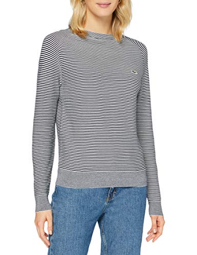 Lacoste Af2402 Suéter, Marine/Farine, 40 para Mujer